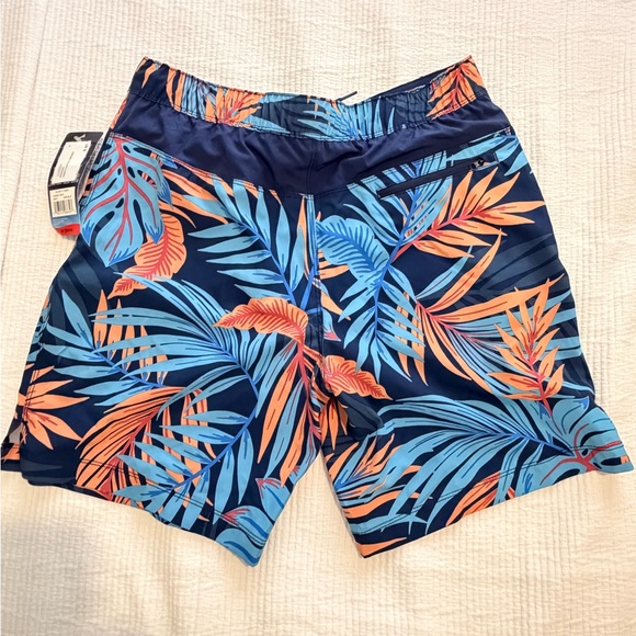 Speedo Comfort Liner Tropical Leaf Print Men's Swim Shorts Size Medium 32 / 34 - Picture 10 of 10